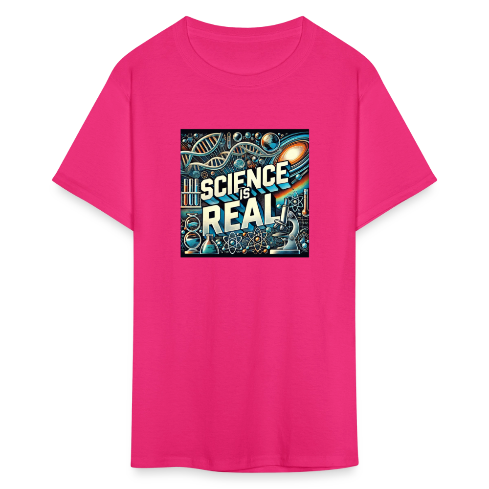 Science is Real T-Shirt - fuchsia