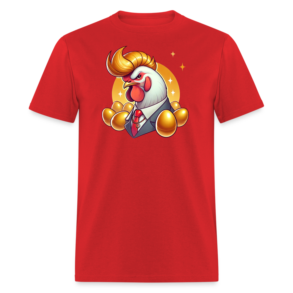 The Golden Cock Classic T-Shirt - red