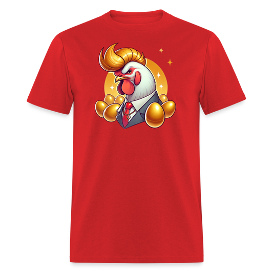 The Golden Cock Classic T-Shirt - red