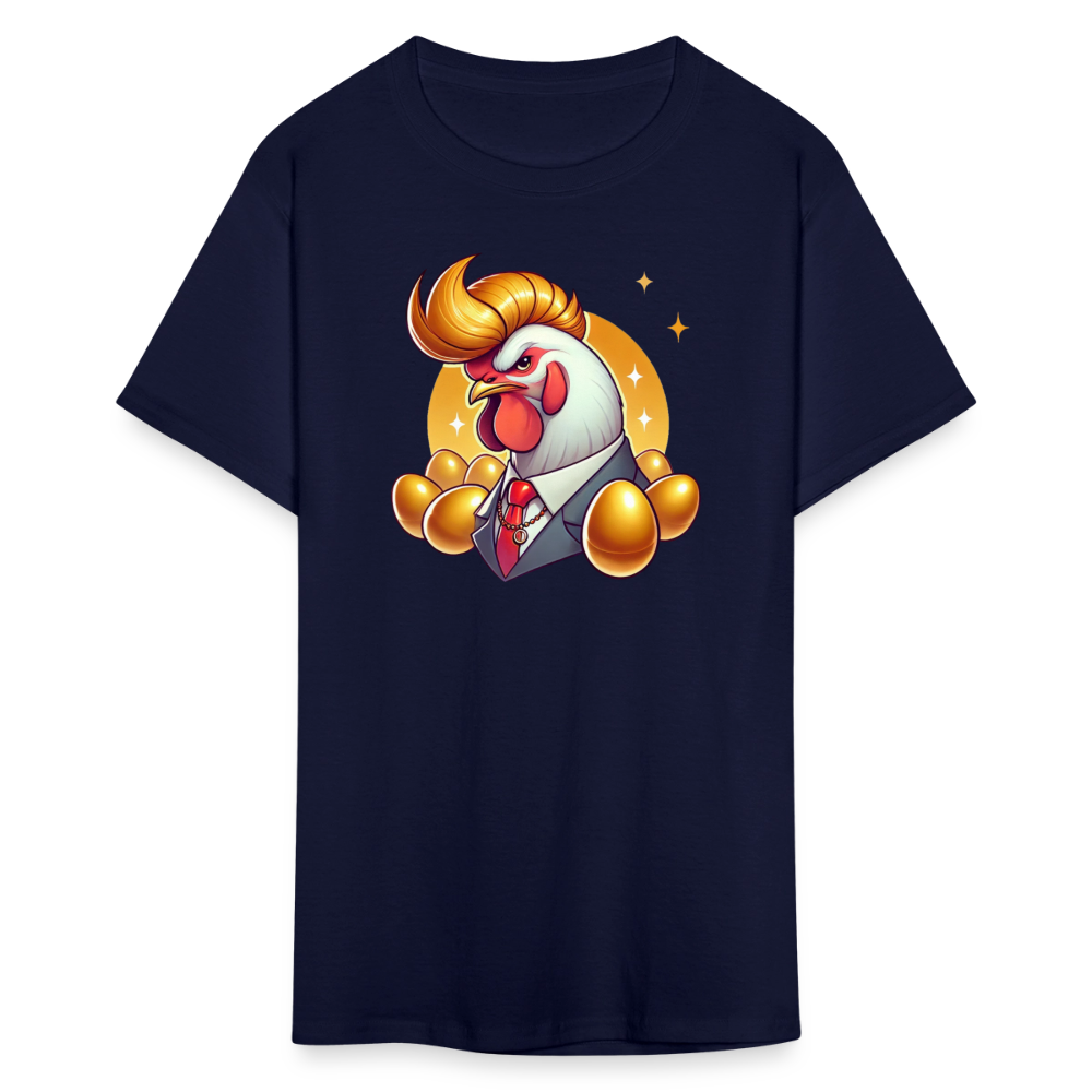 The Golden Cock Classic T-Shirt - navy