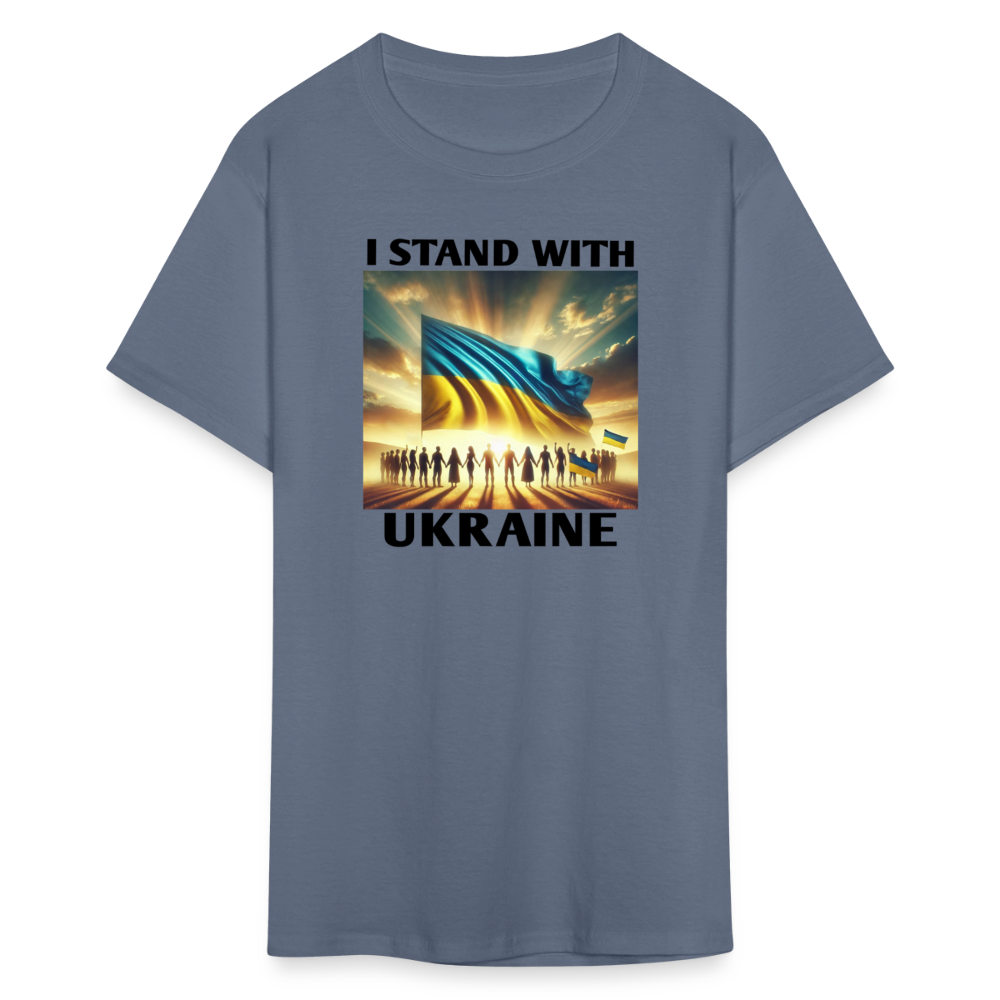 I STAND WITH UKRAINE Graphic Tee - denim