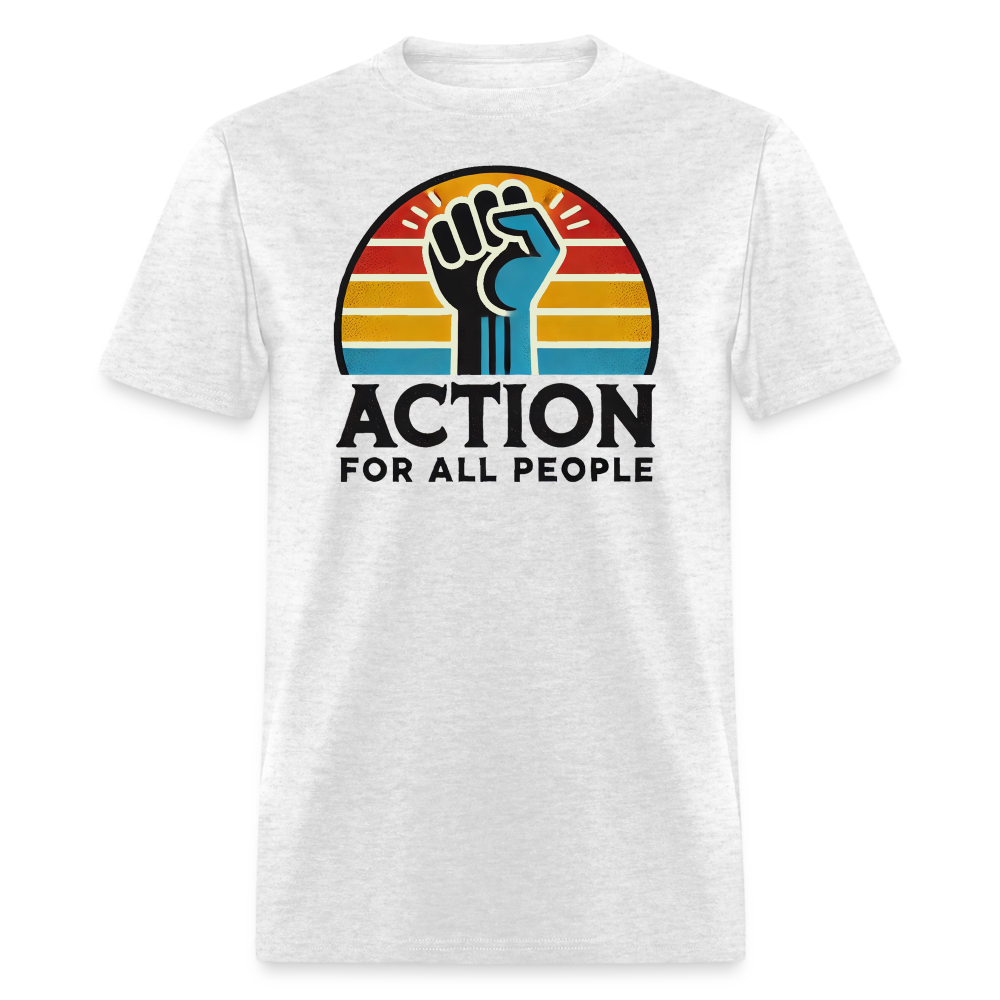 Action for All Unisex T-Shirt - light heather gray