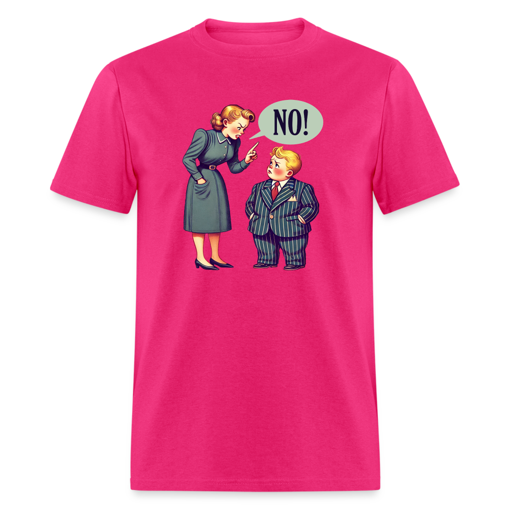 No, Donald! Graphic Tee - fuchsia