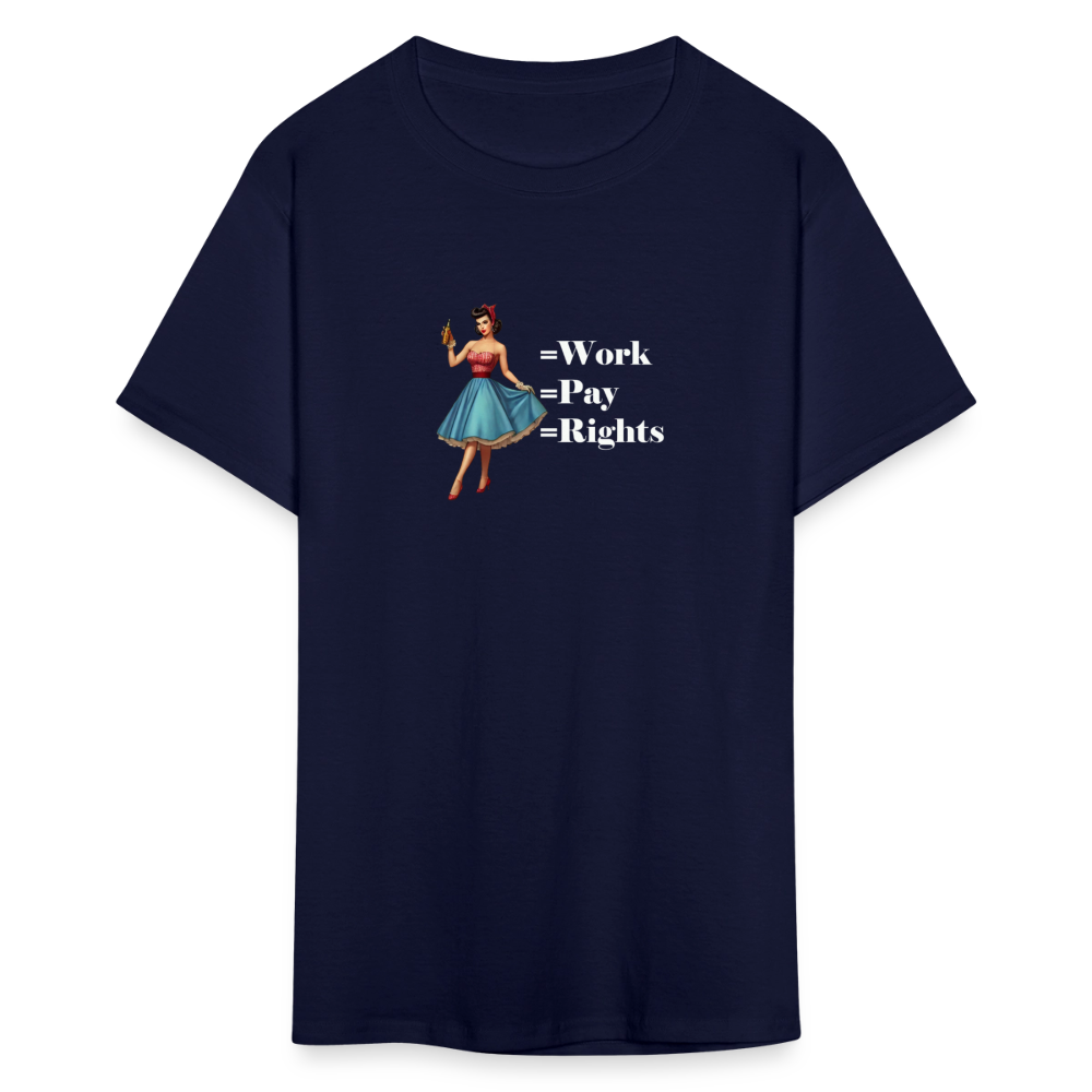 Equal Pay T-Shirt - navy