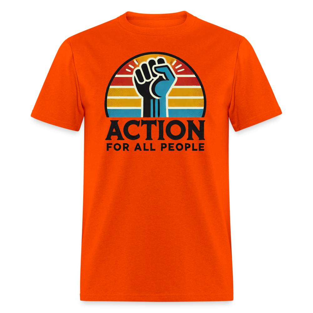 Action for All Unisex T-Shirt - orange