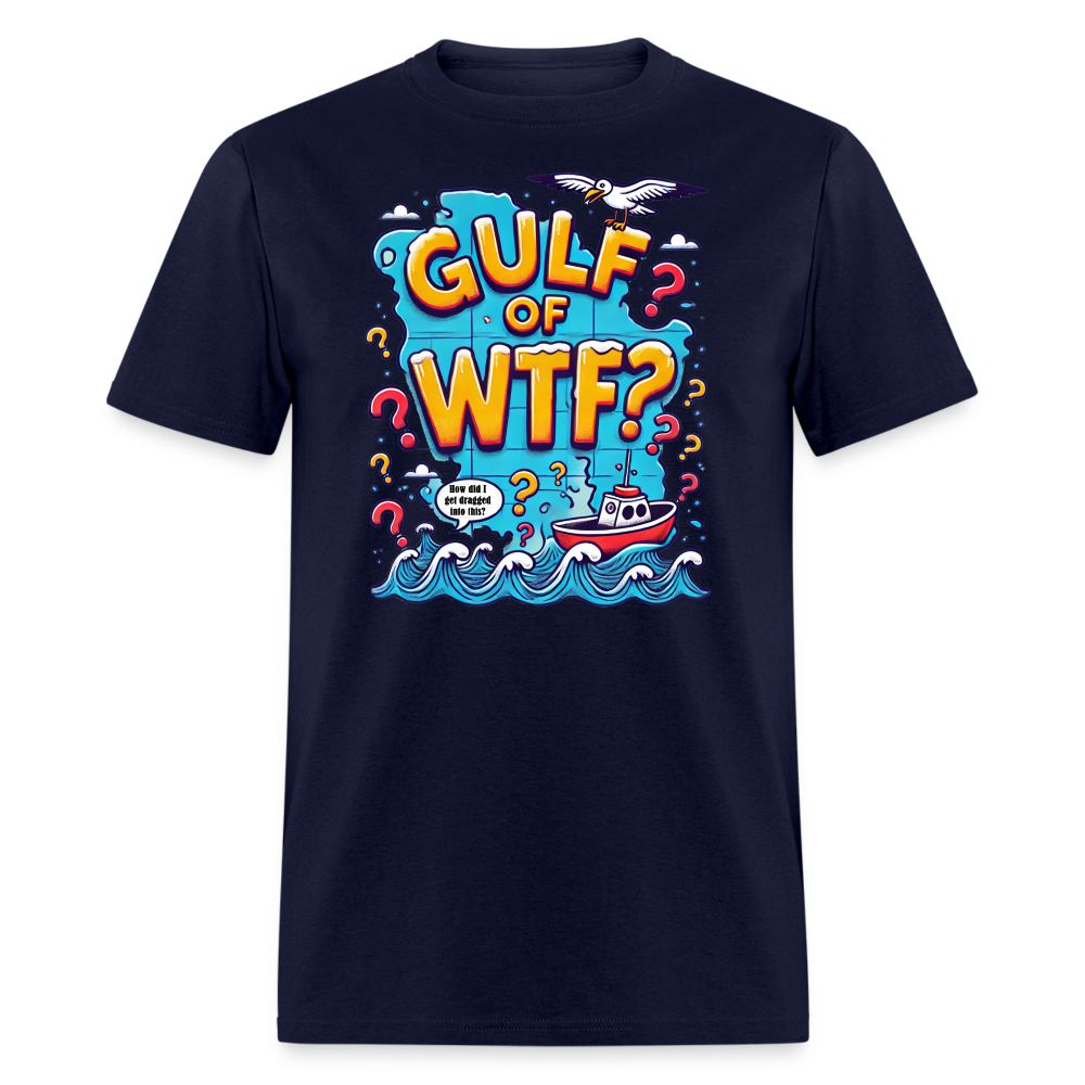 Gulf of WTF Tee Shirt - navy