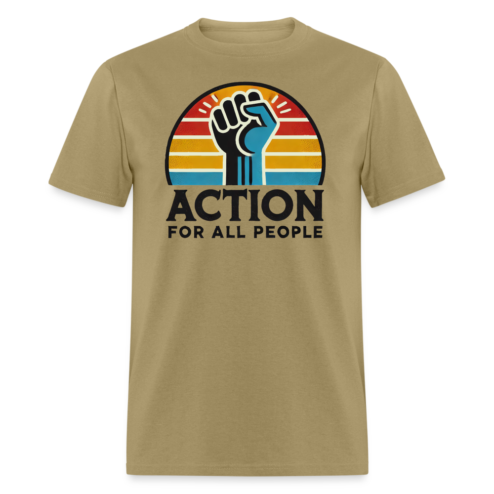 Action for All Unisex T-Shirt - khaki