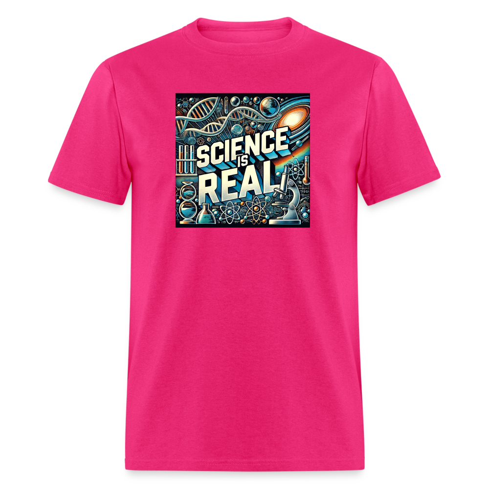 Science is Real T-Shirt - fuchsia