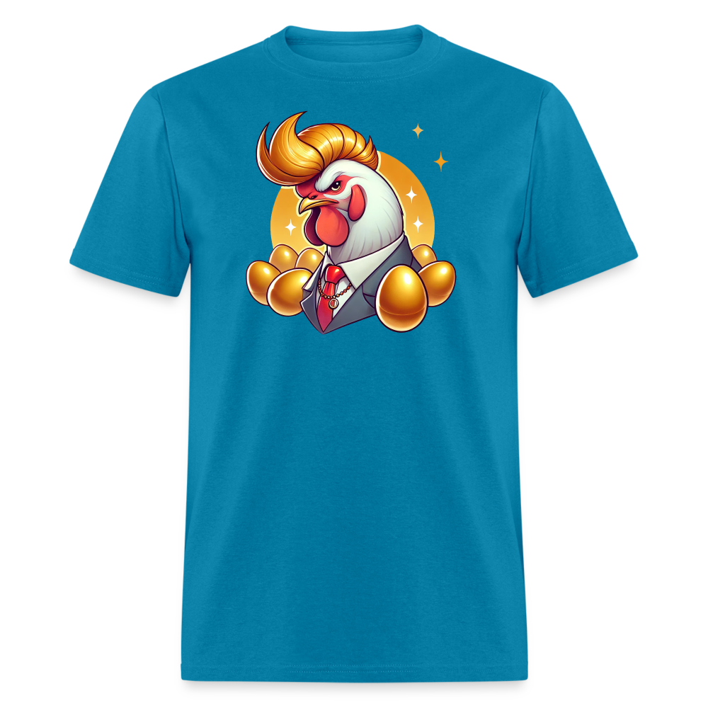 The Golden Cock Classic T-Shirt - turquoise