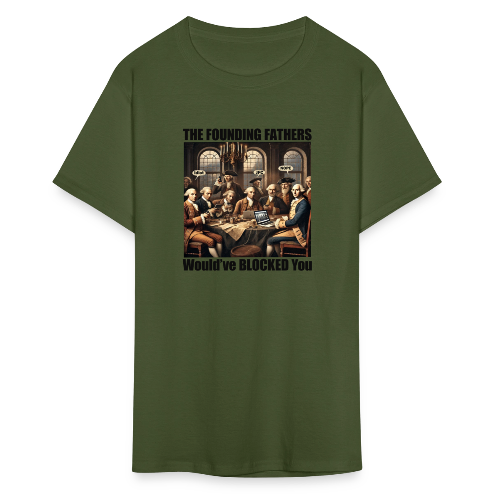 BLOCKED Liberal Graphic T-Shirt - military green