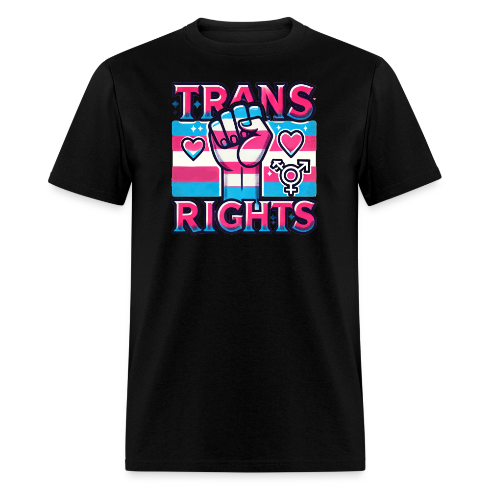 Trans Rights Graphic T-Shirt - black