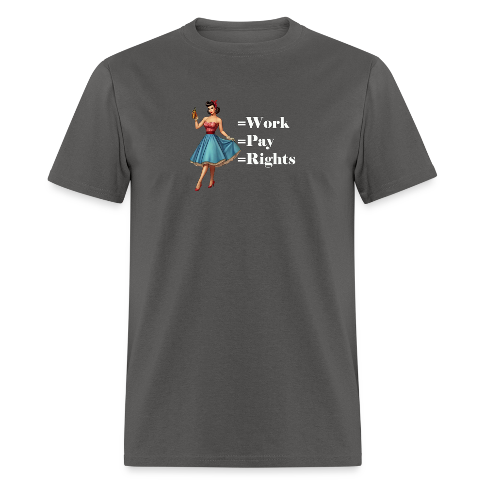 Equal Pay T-Shirt - charcoal