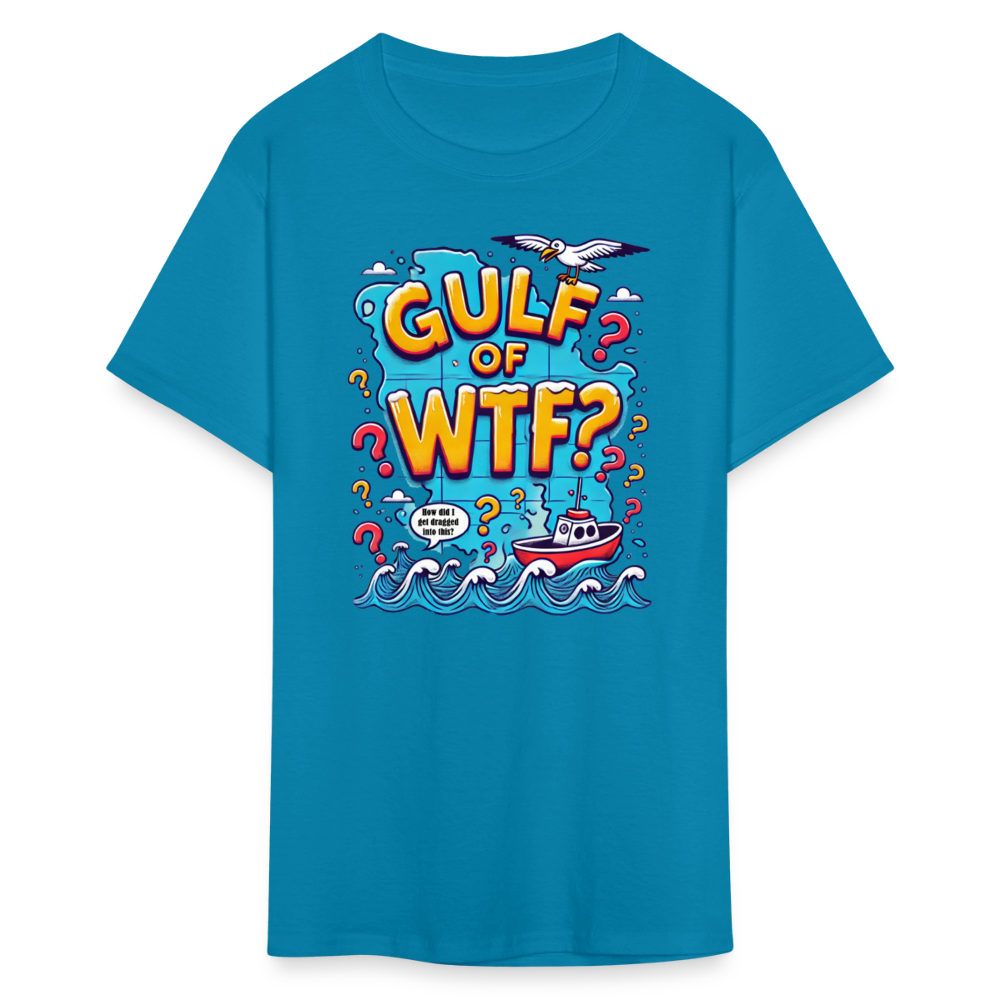 Gulf of WTF Tee Shirt - turquoise