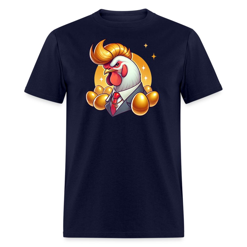 The Golden Cock Classic T-Shirt - navy