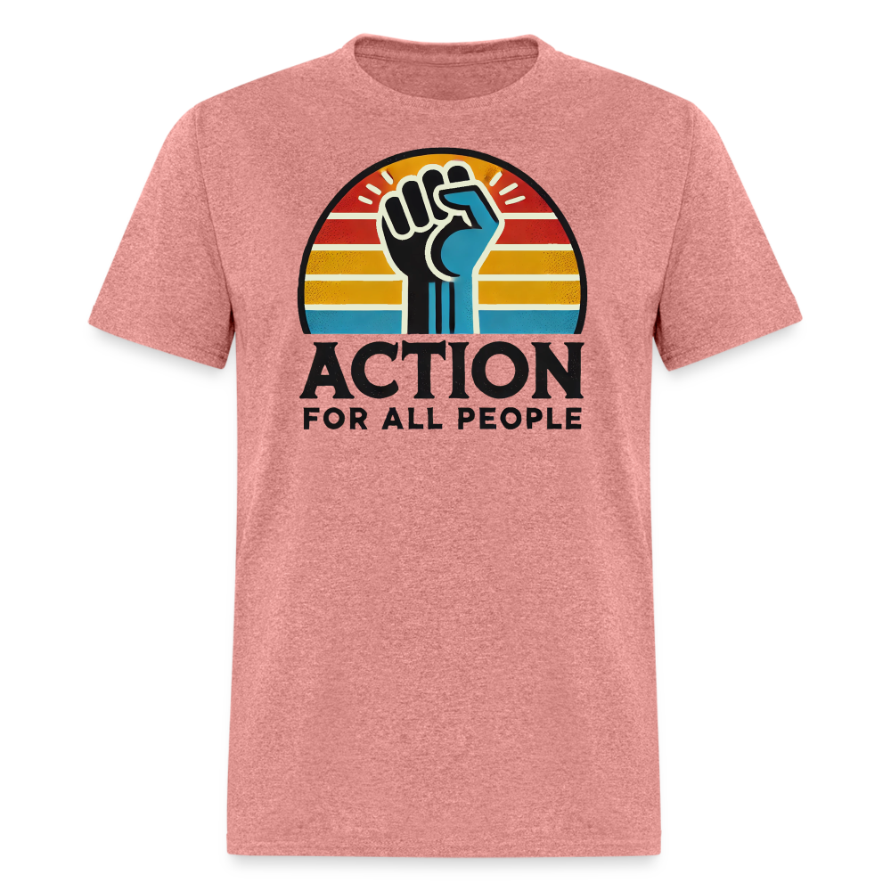 Action for All Unisex T-Shirt - heather mauve