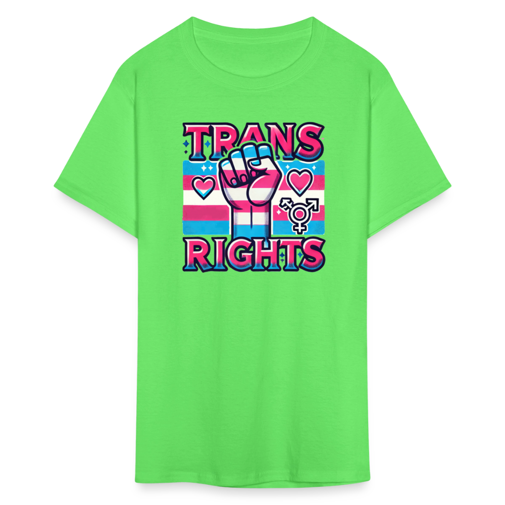 Trans Rights Graphic T-Shirt - kiwi