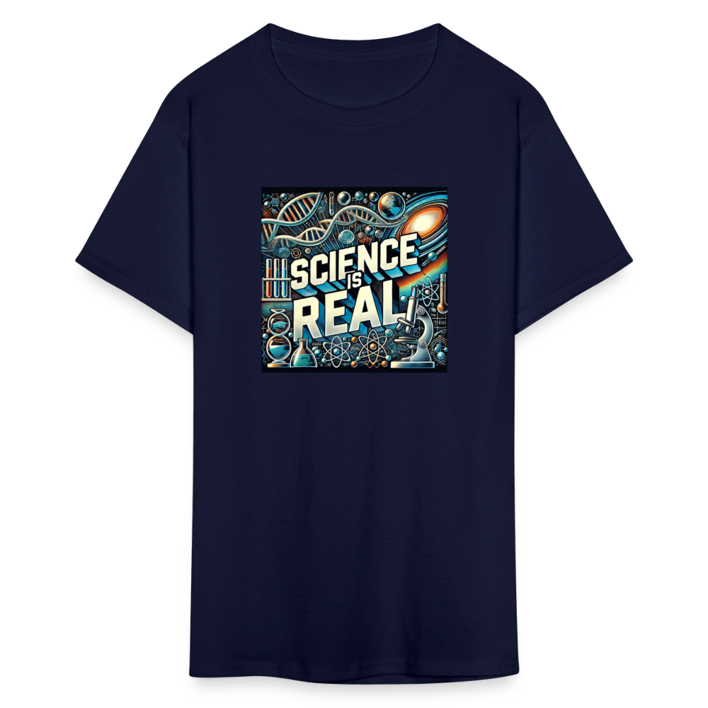 Science is Real T-Shirt - navy