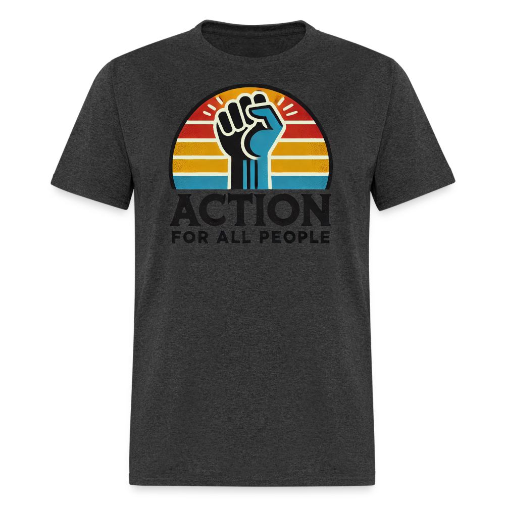 Action for All Unisex T-Shirt - heather black