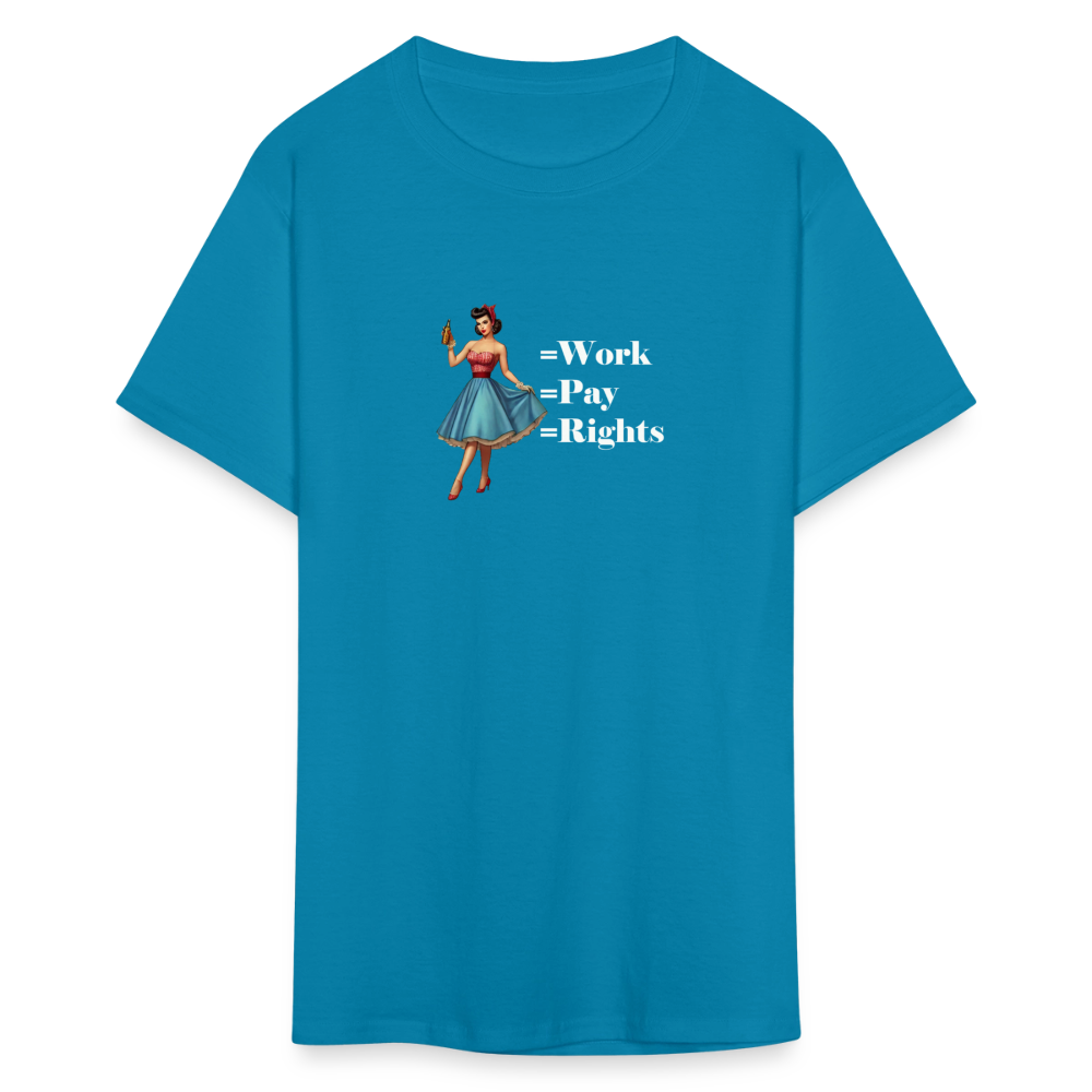 Equal Pay T-Shirt - turquoise