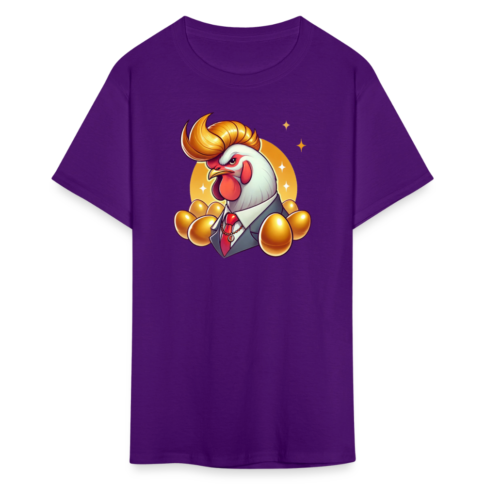 The Golden Cock Classic T-Shirt - purple