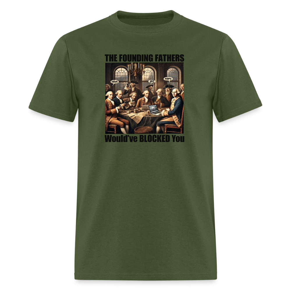 BLOCKED Liberal Graphic T-Shirt - military green