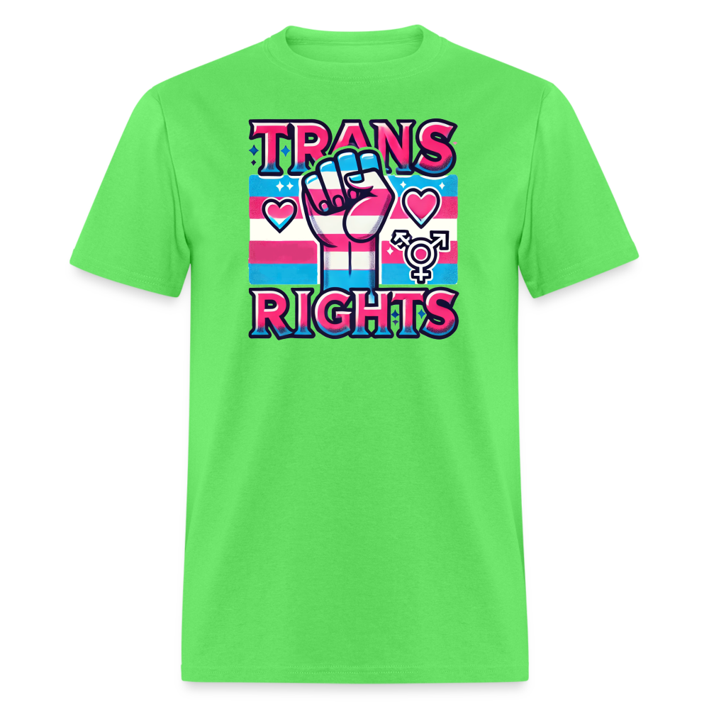 Trans Rights Graphic T-Shirt - kiwi