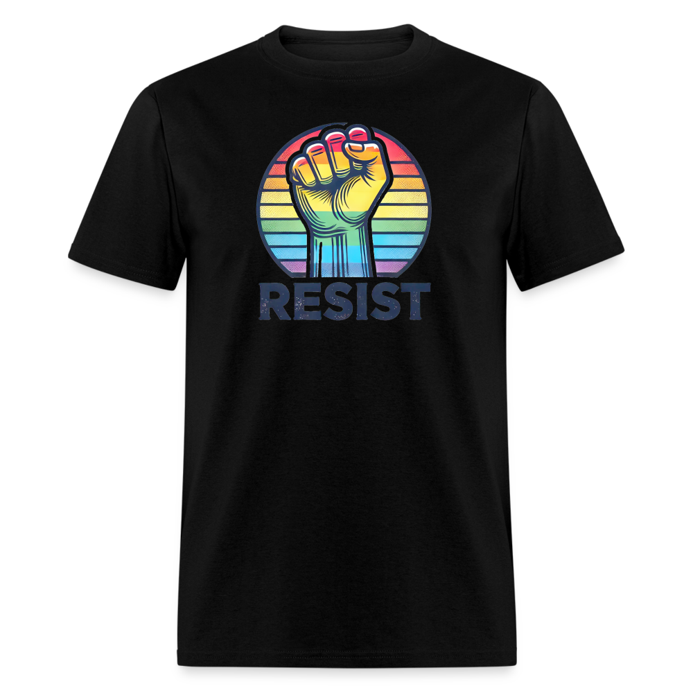 Pride RESIST Unisex Classic  Graphic Tee - black