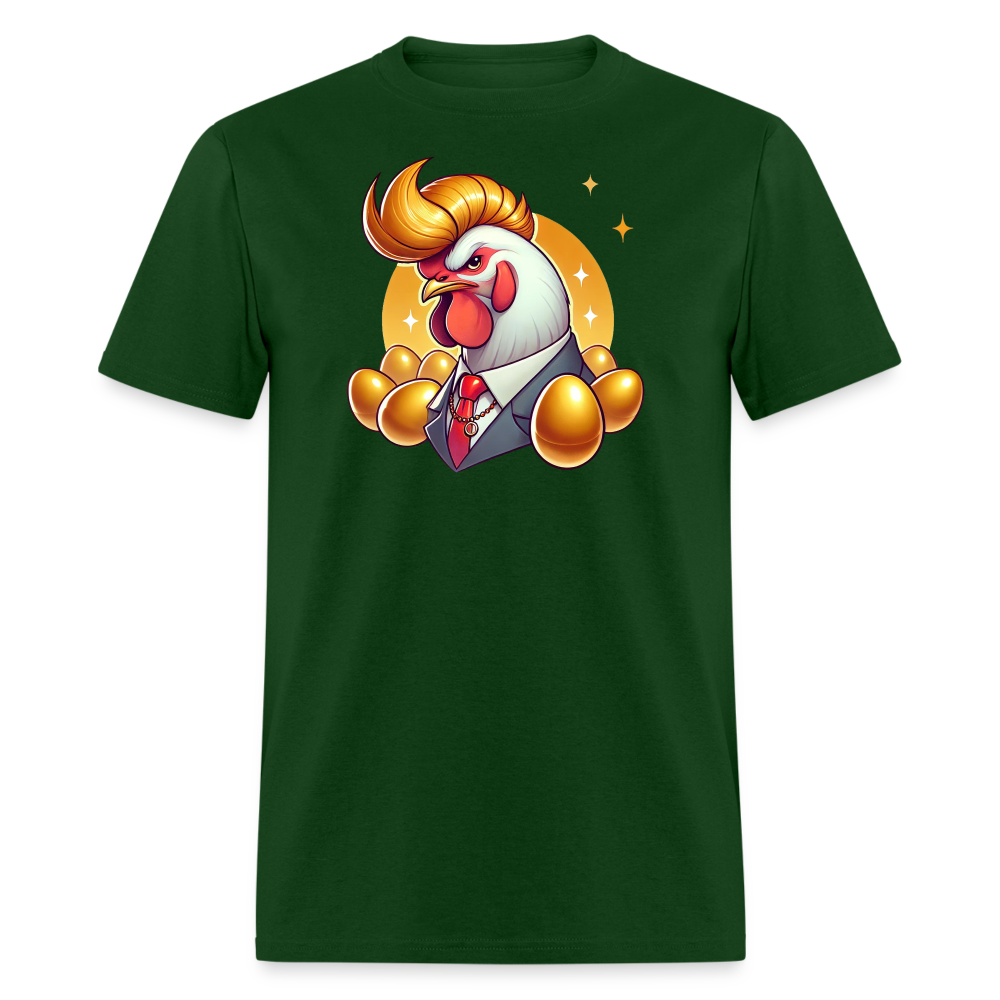 The Golden Cock Classic T-Shirt - forest green