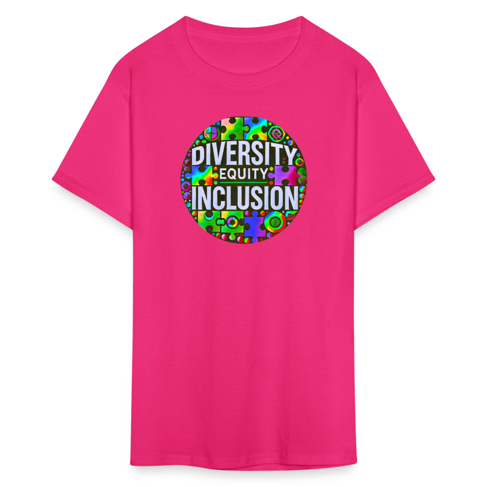 Pro- DEI T-Shirt - fuchsia