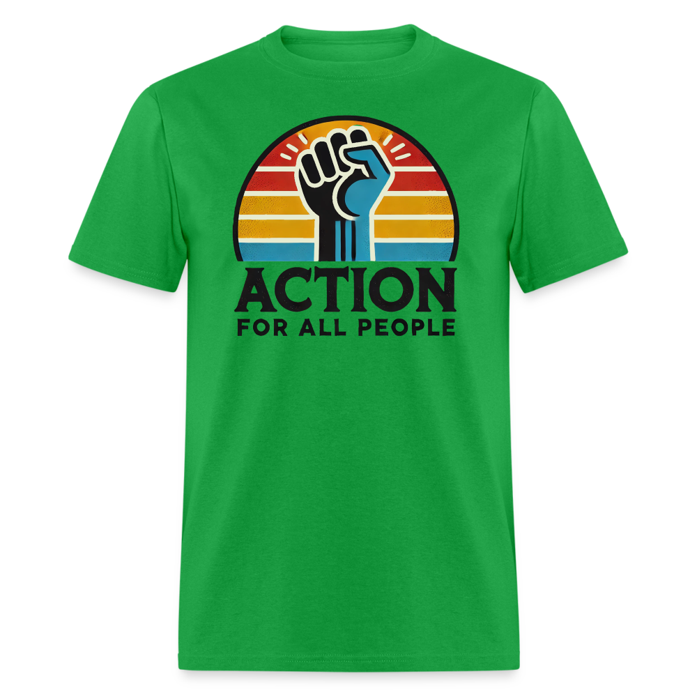 Action for All Unisex T-Shirt - bright green