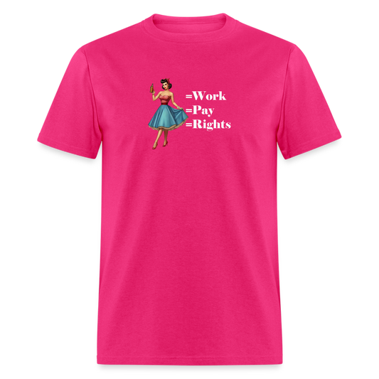 Equal Pay T-Shirt - fuchsia