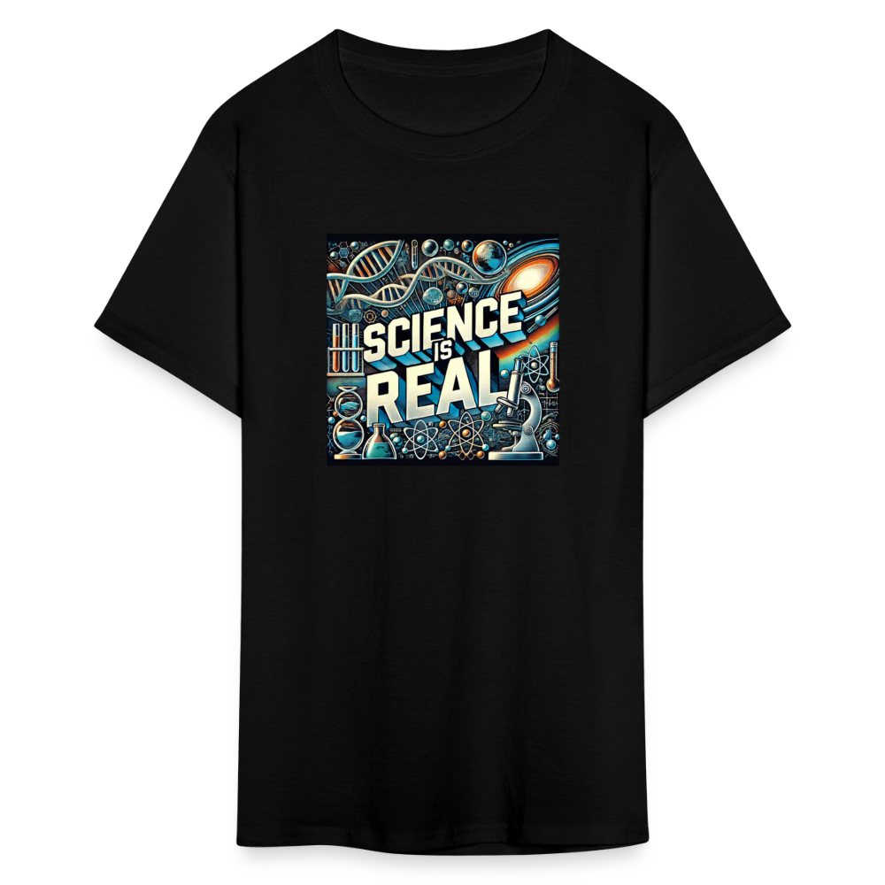 Science is Real T-Shirt - black