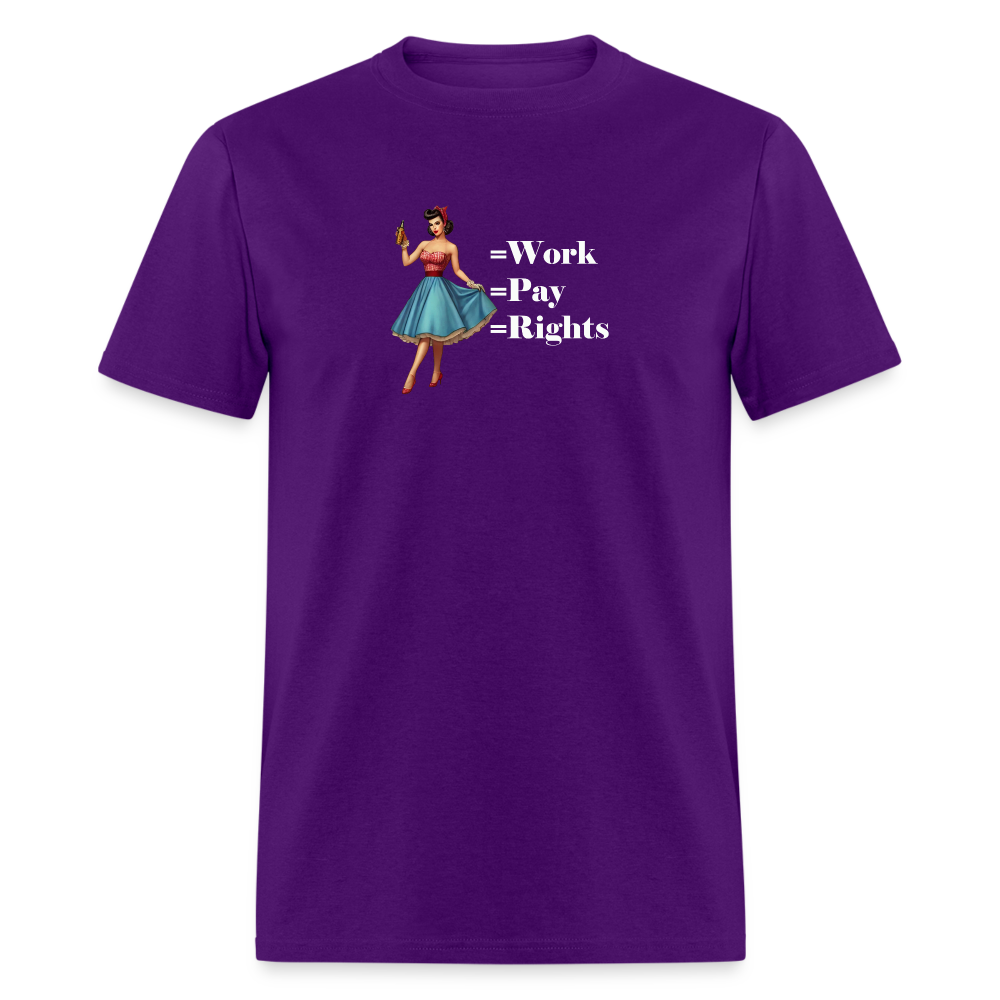 Equal Pay T-Shirt - purple