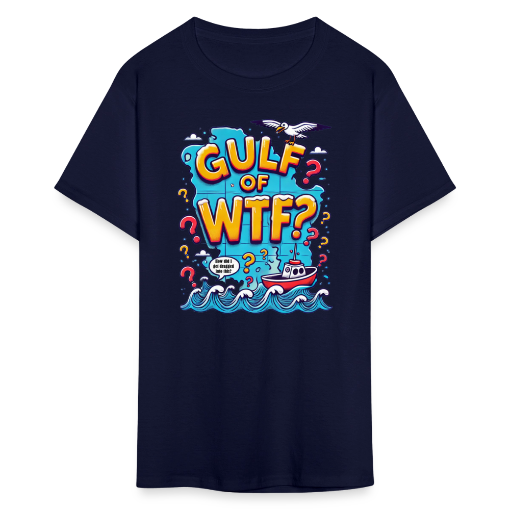 Gulf of WTF Tee Shirt - navy