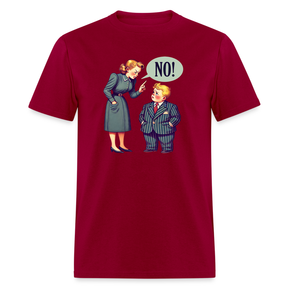 No, Donald! Graphic Tee - dark red