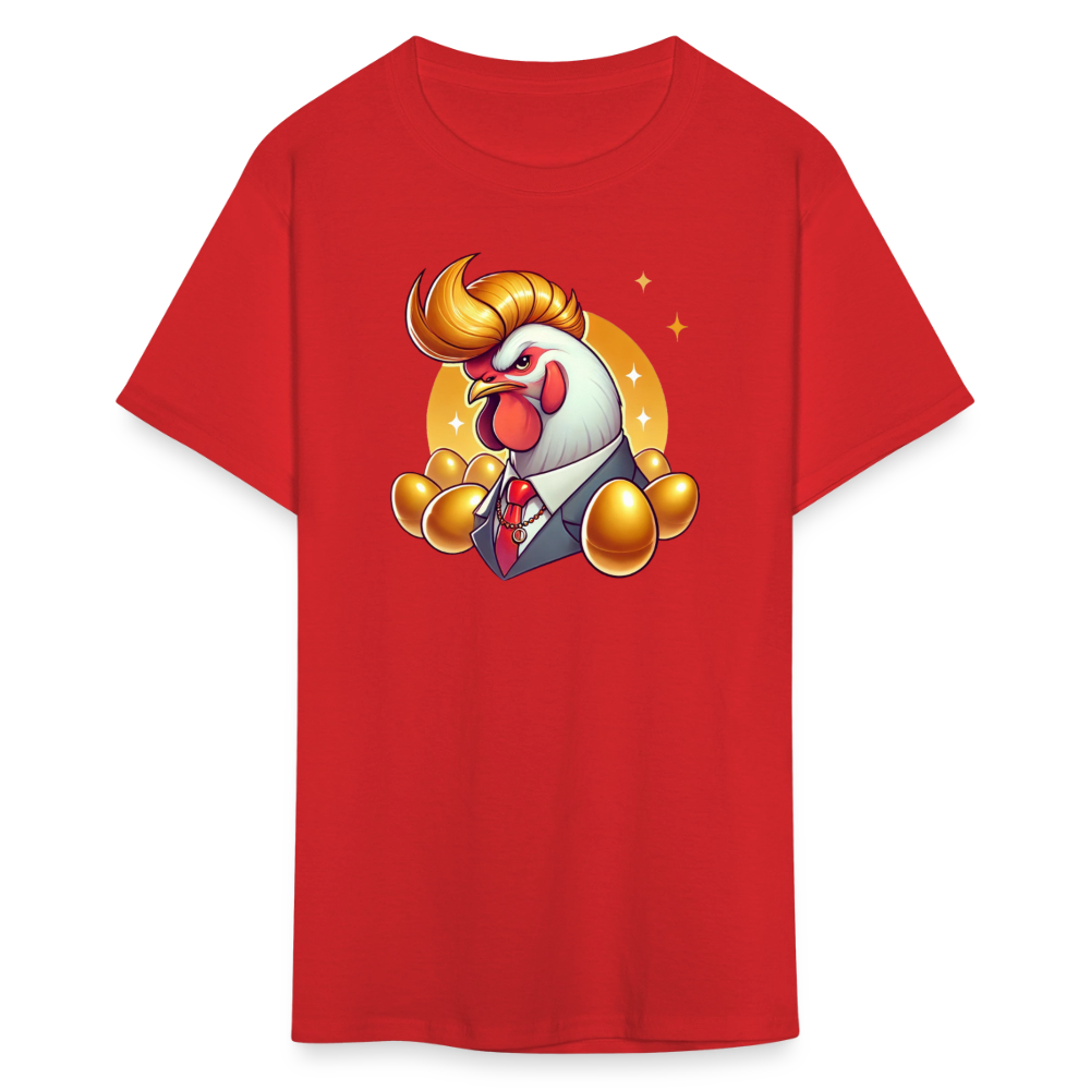 The Golden Cock Classic T-Shirt - red