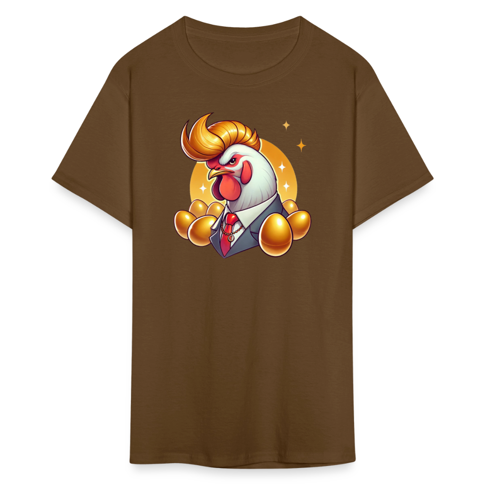 The Golden Cock Classic T-Shirt - brown