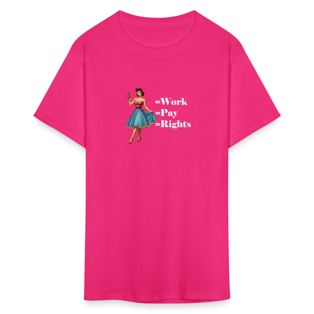 Equal Pay T-Shirt - fuchsia