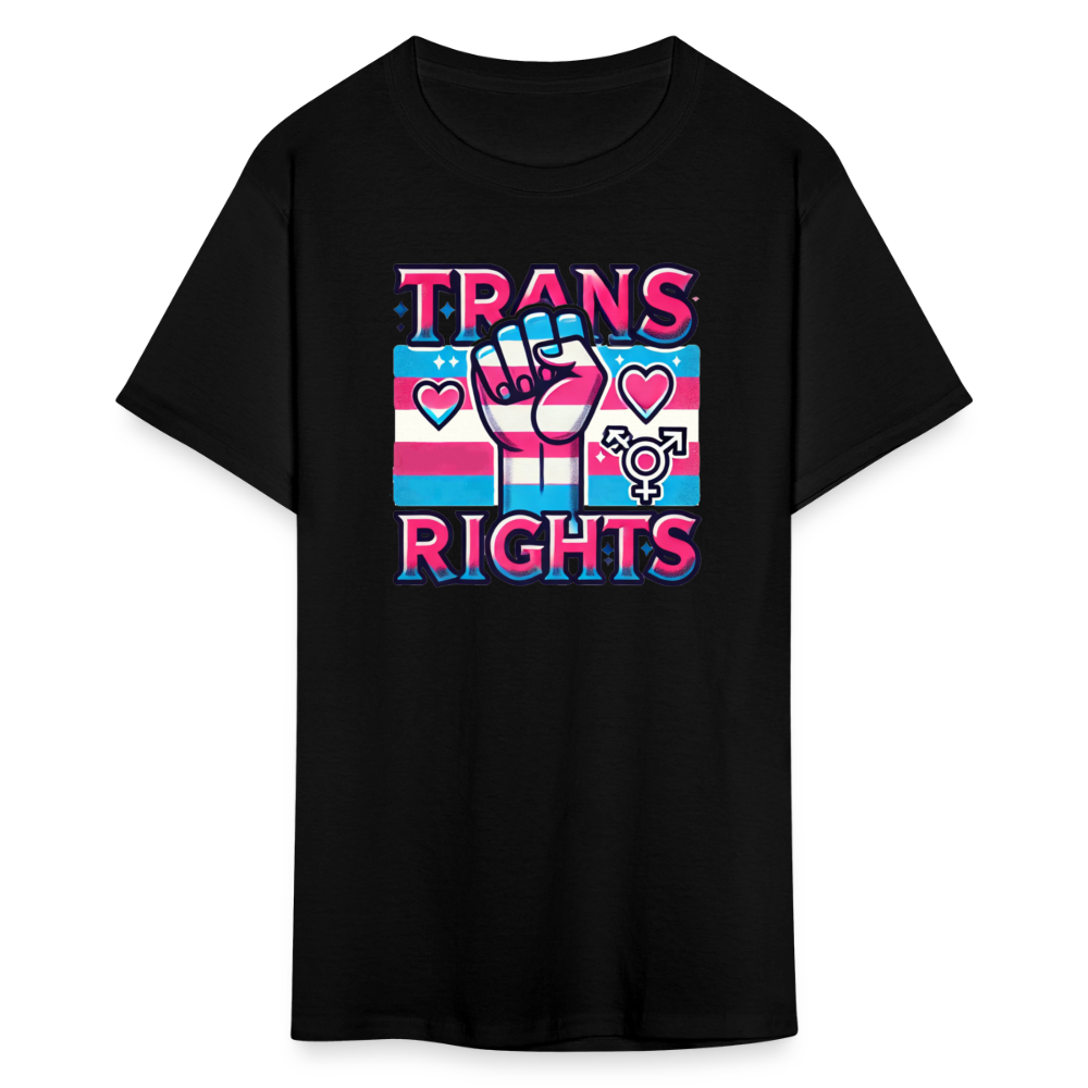 Trans Rights Graphic T-Shirt - black